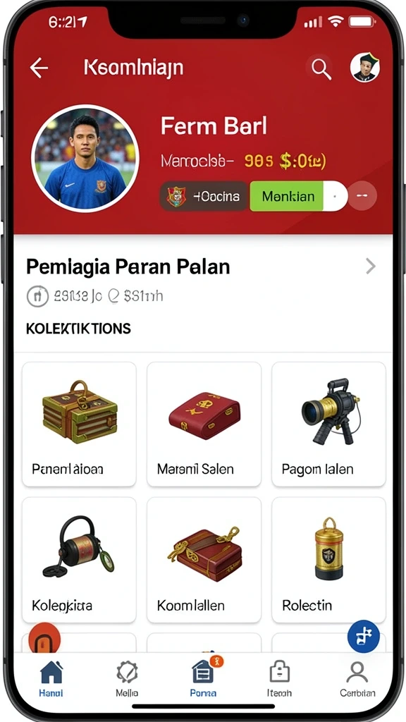 km777 - Tampilan antarmuka pengguna yang ramah dan menarik.