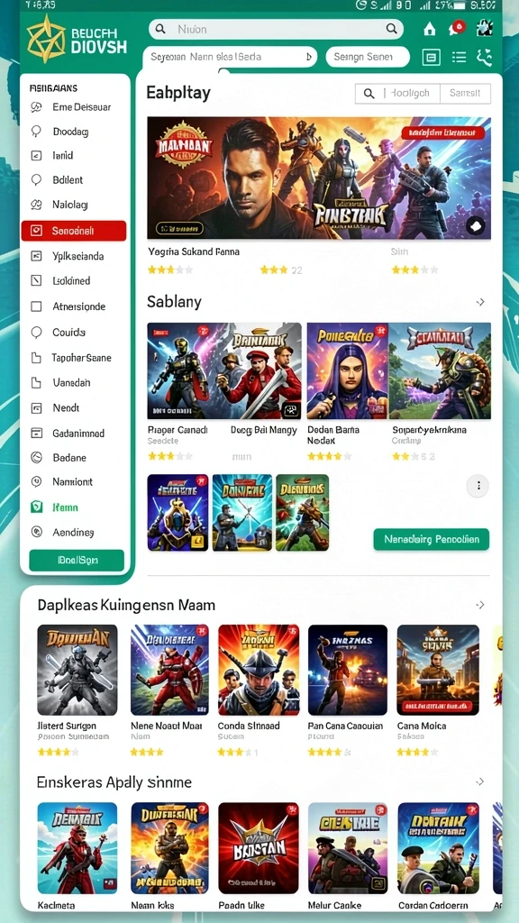 nagawin - Tampilan antarmuka yang menarik dan mudah dinavigasi.