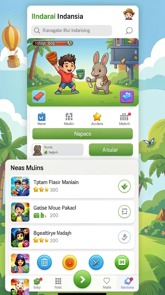 neko4d - Tampilan antarmuka yang menarik dan user-friendly.