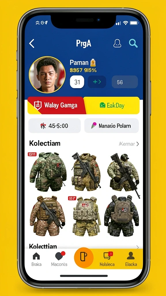 okjkt - Karakter unik yang dapat dimainkan dalam game.